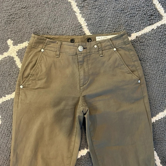 Rag and Bone Army Green Pants - Picture 3 of 7